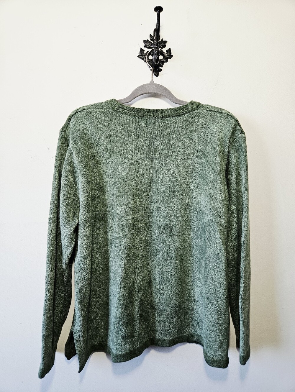 Vintage Variations Floral Embroidered Sweater Size XL Boho Garden Fairy Pullover - Picture 3 of 4